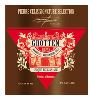 Beer Label: Grotten Brown (Pierre Celis Signature)