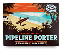 Beer Label: Kona Brewing Pipeline Porter