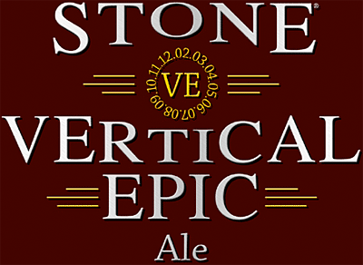 Beer Label: Stone 08.08.08 Vertical Epic
