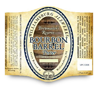 Beer Label: Williamsburg Alewerks Bourbon Barrel Porter