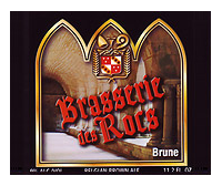 Beer Label: Brasserie Des Rocs Brune
