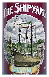 Beer Label: Shipyard Blue Fin Stout