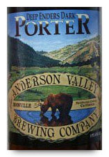 Anderson Valley Deep Enders Dark Porter label