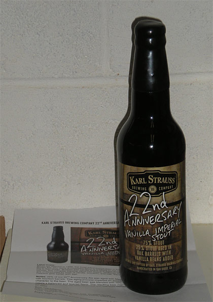 Karl Strauss 22 Anniversary Imperial Stout