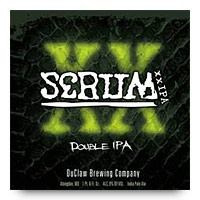 DuClaw Brewing Serum label