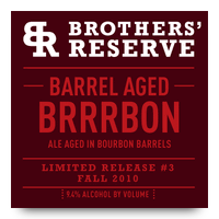 Widmer Barrel Aged Brrrbon label