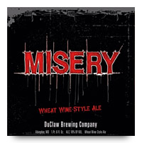 DuClaw Brewing Misery label