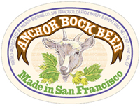 Anchor Bock Beer label