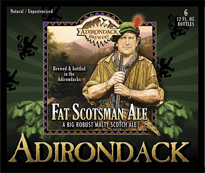 Adirondack Fat Scotsman Ale label