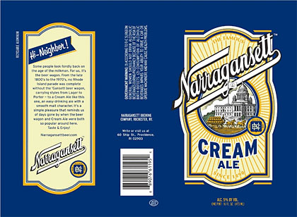 Narragansett Cream Ale Label