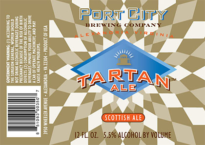 Tartan Ale label