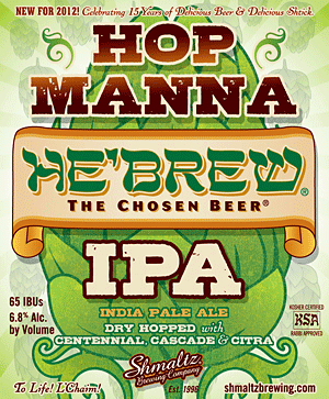 Hop Manna IPA label