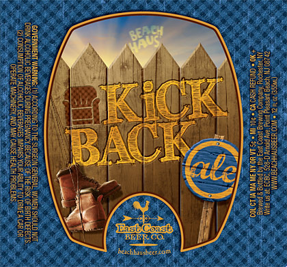 Kick Back Ale label