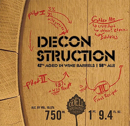 Odell Brewing Deconstruction label