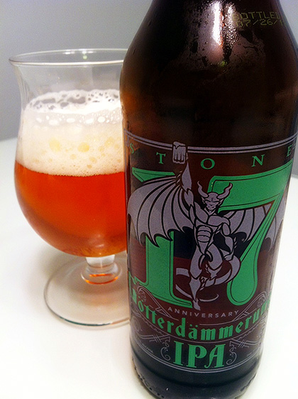 Stone 17th Anniversary Götterdämmerung IPA photo