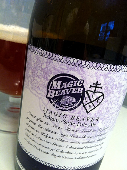 Lickinghole Creek Magic Beaver back label