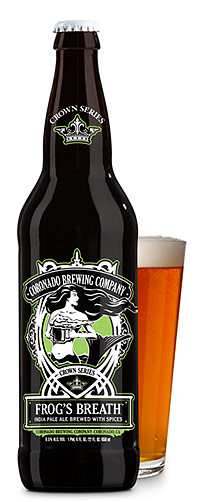 Frog's Breath Unfiltered IPA bottle