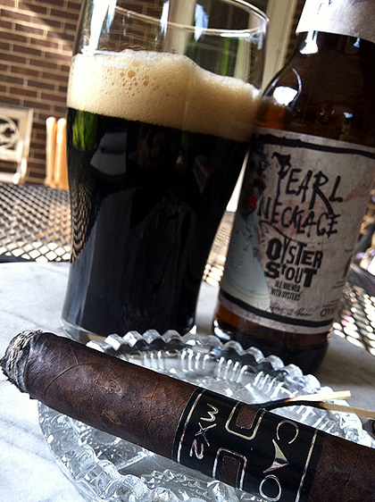 Flying Dog Brewing Pearl Necklace and CAO Mx2 Pairing photo