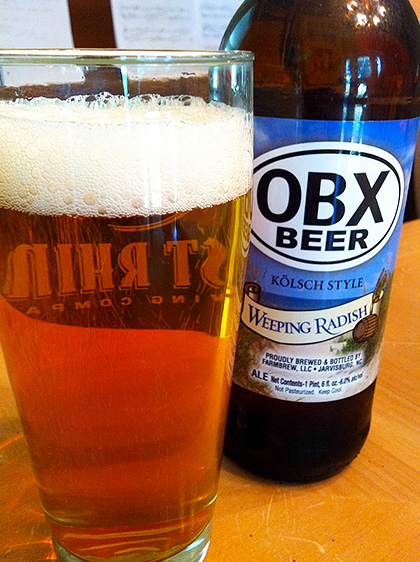 Weeping Radish OBX Beer photo