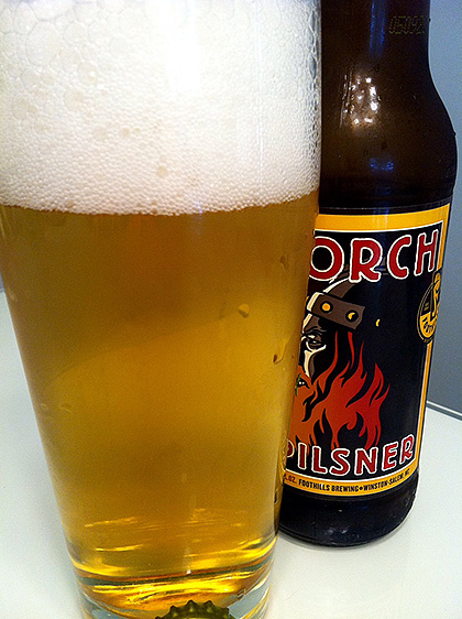 Foothills Brewing Torch Pilsner photo