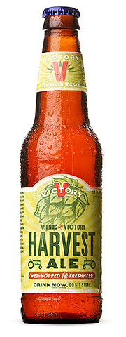 Victory Harvest Ale label