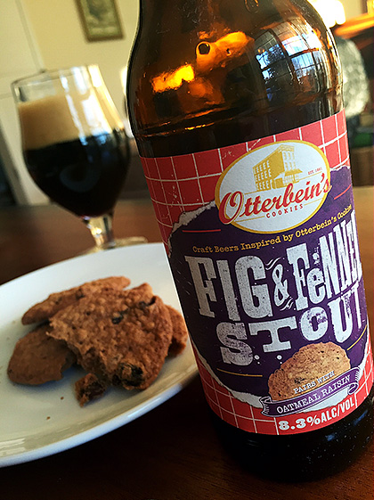 Flying Dog Fig & Fennel Stout and Oatmeal Cookie Pairing photo