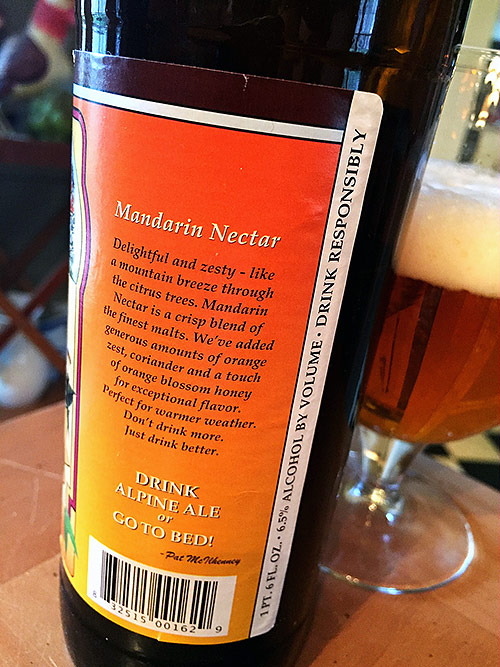 Alpine Beer Mandarin Nectar photo
