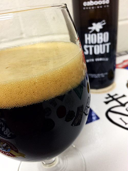 Caboose Brewing Hobo Stout with Vanilla photo