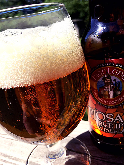 Highland Brewing Mosaic Rye IPL photo