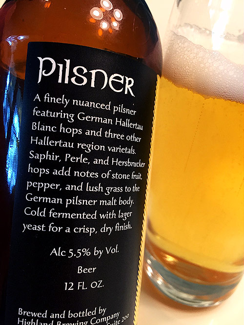 Highland Brewing Pilsner photo