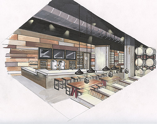 Heritage Brewing Market Common concept drawing