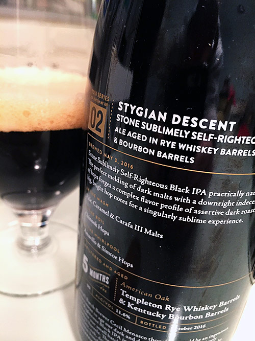 Stone Brewing Stygian Descent photo