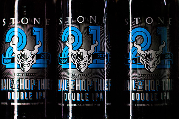 Stone Brewing Releases 21st Anniversary Hail to the Hop Thief Double IPA photo