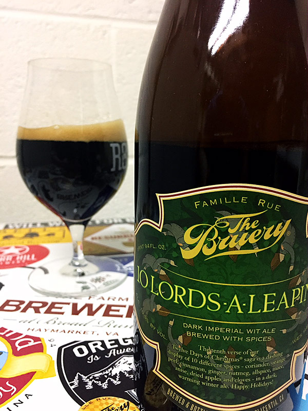 The Bruery 10 Lords-A-Leaping photo