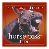 Beer Label: Bluegrass Brewing Horse Piss Beer