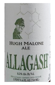 Beer Label: Allagash Hugh Malone Ale