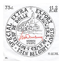 Beer Label: De Dolle Extra Export Stout