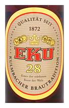 Beer Label: Kulmbacher Brauerei AG EKU 28
