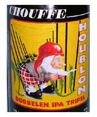 Beer Label: Houblon Chouffe Dobbelen IPA Tripel