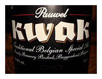 Beer Label: Pauwel Kwak