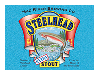 Beer Label: Mad River Brewing Steelhead Extra Stout