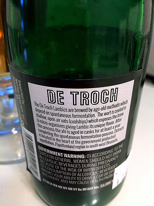 De Troch Oude Gueuze photo