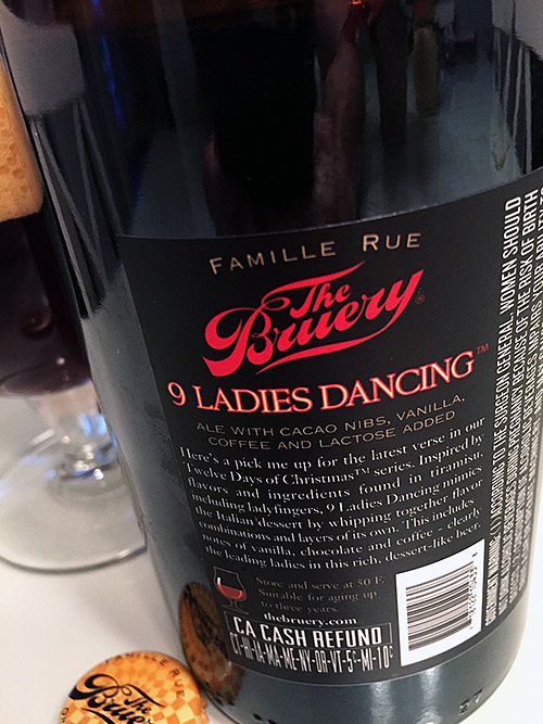 The Bruery Nine Ladies Dancing photo