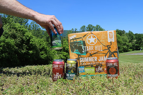 Starr Hill Brewery Releases Summer Jam Can Variety 16-Pack photo