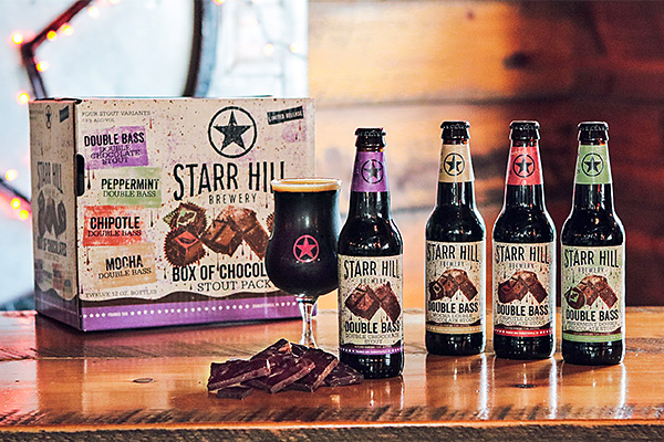 Starr Hill Brewery Announces Box of Chocolates Stout Pack photo