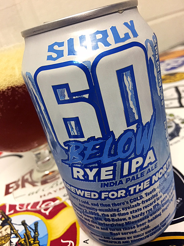 Surly 60 Below Rye IPA photo